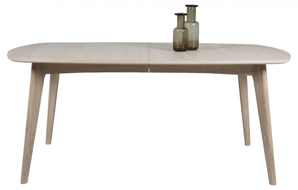 Design Scandinavia Jedálenský stôl Marte, 180 cm, biely dub